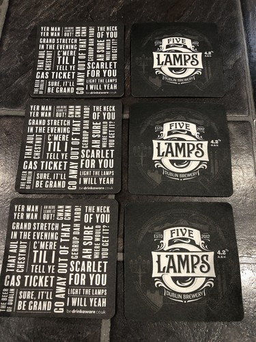 Rare five lamps irish - x6,