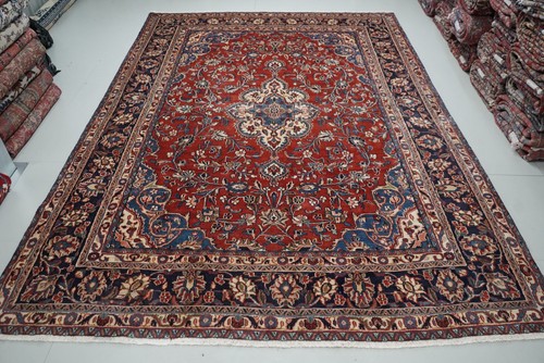 Large vintage wool rug 334 - wool,