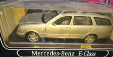 Mercedes Benz  E Class Estate - Anson 1/18 Scale Silver BOXED EX CON SEE PICS.