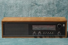 VINTAGE ROBERTS RM50 FM/AM TRANSISTOR RADIO.TEAK.PROP FILM/TV.TURNS ON/STATIC