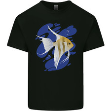 An Angel Fish in the Ocean Mens Cotton T-Shirt Tee Top
