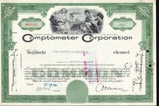 Comptometer Corporation Chicago IL ( adding machines, calculators ) De Coppet