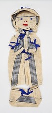 Folk Art Doll w Crochet Knit