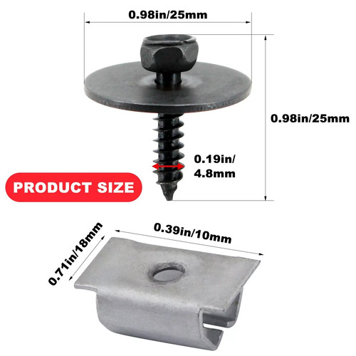 Fit vauxhall hex screws with - hex,
