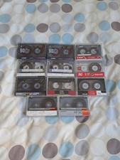 Mixed Used Tape Cassette Bundle x11 TDK BASF Maxell BBC Sony Used Untested