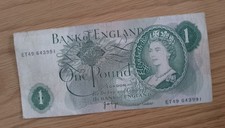 Vintage British £1 One Pound