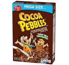 Cocoa Pebbles Cereal Mega Size