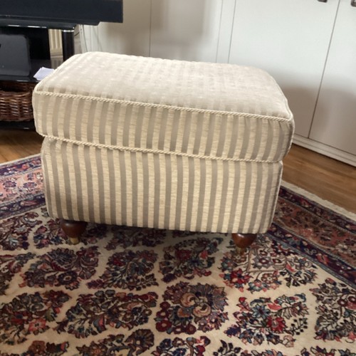 Rectangular footstool antique - footstool,