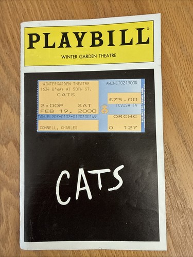 Cats playbill february 2000 - playbill,,