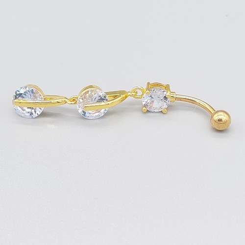 Belly bars button piercing bar - belly,
