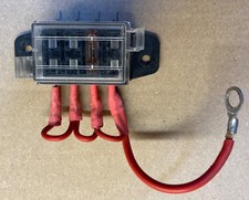 Car Fuse Box Block Holder for 4 Blade Fuses Locost 7 Kit Car