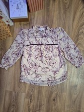 New Floral Chiffon Blouse In