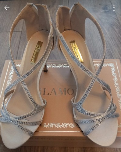 Cream beige diamonte sparkle - diamonte,
