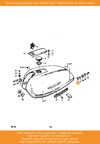 Suzuki cushion rear - suzuki, no.2