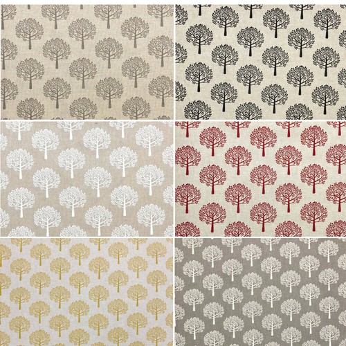 Cotton rich linen look fabric - rich,