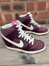 womens NIKE ( hidden wedge ) trainers - uk 4 ( 2013 ) great condition ( ref VIC