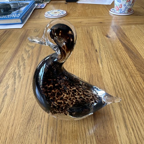 Wedgewood art glass duck - wedgewood,