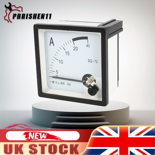 20a analog panel ammeter - 0-20a,