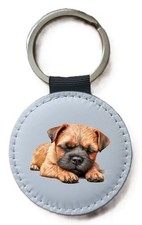 Border Terrier Keyring