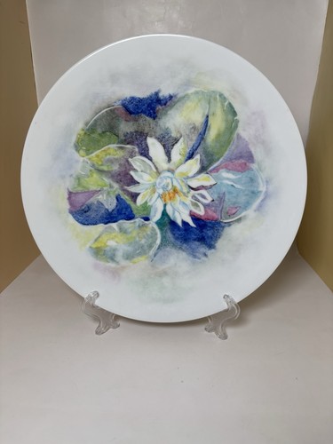 Handpainted water lily - handpainted, art