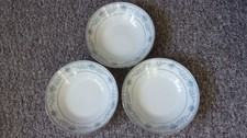 SET OF 3 x NORITAKE 7.5" BLUE