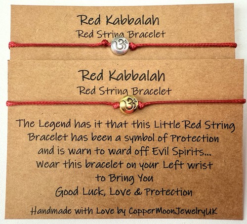 Red kabbalah string - red, ohm
