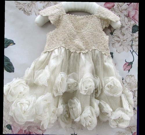 Girl baby christening dress - girl's,