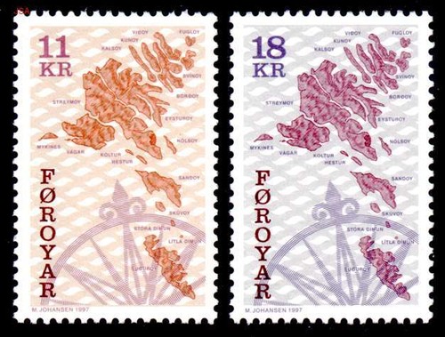 Faroe islands 1997 maps - 1997, &