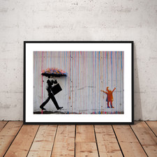 Banksy Wall Art Poster Print Picture Gift Home Bedroom A4 A3.