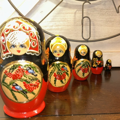Vintage russian matryoshka - russian,