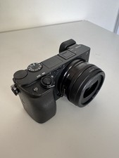 Sony A6300 Mirrorless Camera Black + 20mm F2.8 Pancake Lens +Batteries & Charger