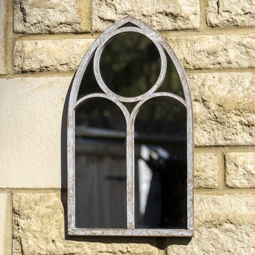 Gothic arch garden mirror - gothic,