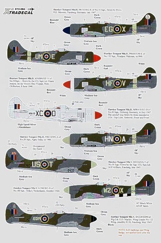 Xtradecal hawker tempest - xtradecal,