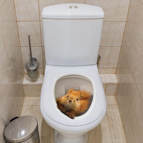 Toilet seat lid sticker - seat,