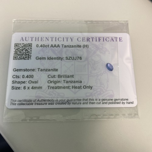 Gemporia aaa tanzanite - gemporia, 0.4