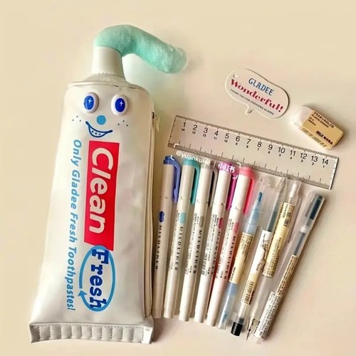 Toothpaste pencil case - pencil,
