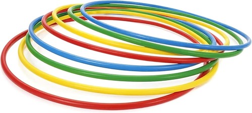 Multicolour hula hoop fitness - multicolour,