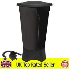 200 LITRE WATER BUTT WITH  STAND TAP & LID + DIVERTER KIT (MADE IN UK)