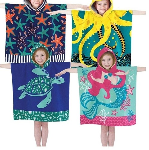 Kids boys girls - girls, poncho