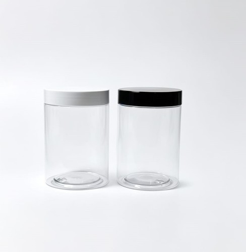 Plastic storage jars - plastic,