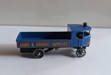 Vintage matchbox Lesney sand and gravel supplies Steam Wagon Diecast