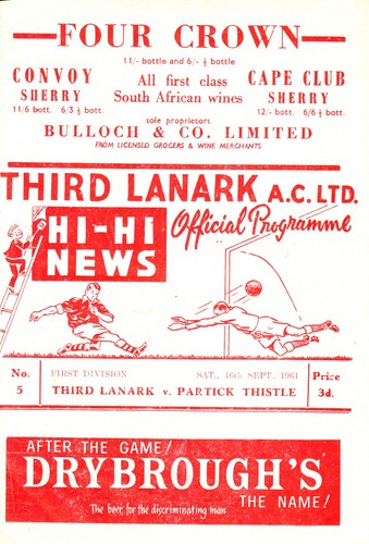 Third lanark partick - third, v