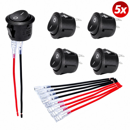 5pcs 20mm mini round rocker - 5pcs,
