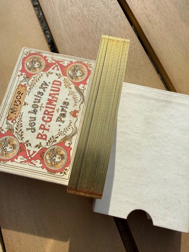 Antique french playing cards - antique,