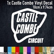 Castle Combe Circuit Track Race Vinyl Decal Sticker, HPM010