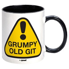 Grumpy Old Git Mug. Funny Tea Coffee Comedy Cup Kitchen Home Office Gift