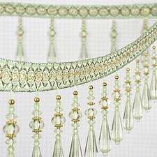 Crystal Beaded Fringe 1M