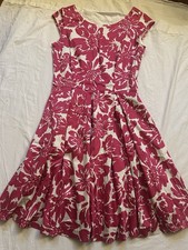 Kew 159 Dress Floral Pink White Size 10