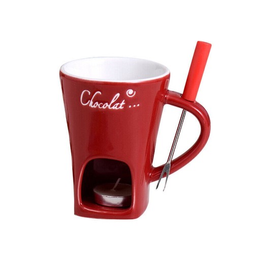 Chocolate fondue mugs - chocolate, mugs,ceramic