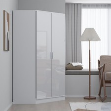 White Gloss Front Wardrobe 2